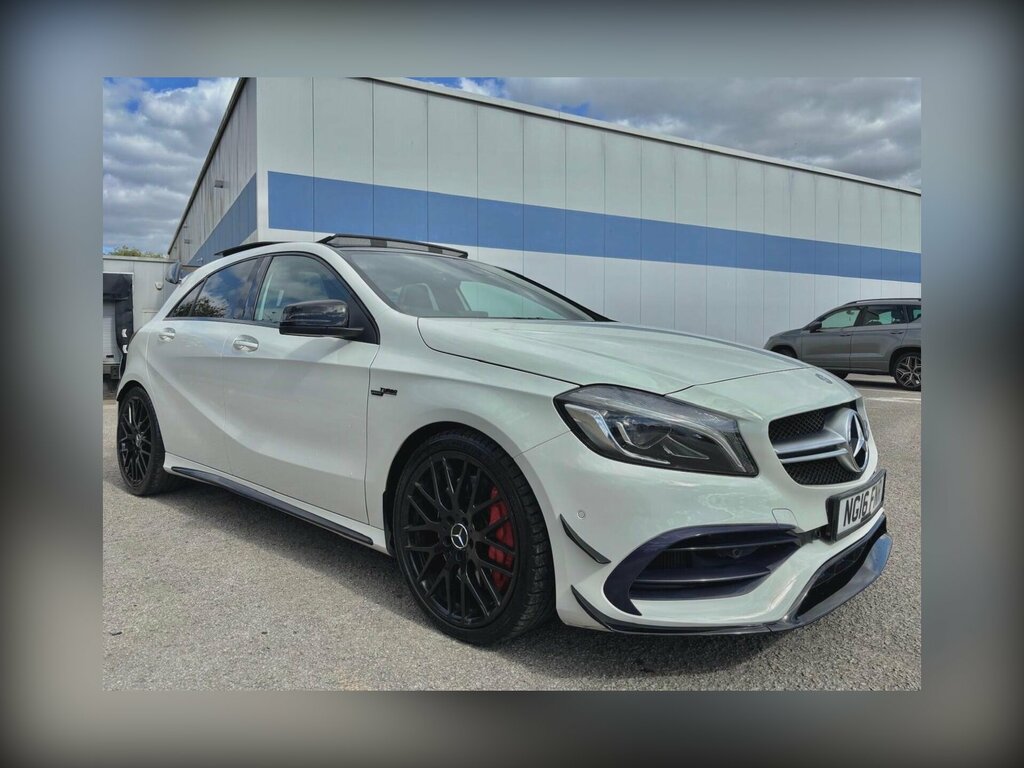 Mercedes-Benz A Class 2.0 A45 Amg Spds Dct 4Matic Euro 6 Ss White #4