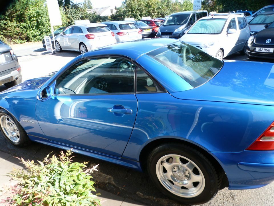 Mercedes-Benz SLK 200 2.0 Convertible Blue #4