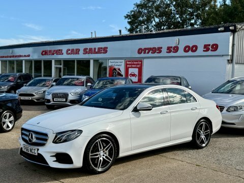 Mercedes-Benz E Class 2.0 E220d Amg White #2