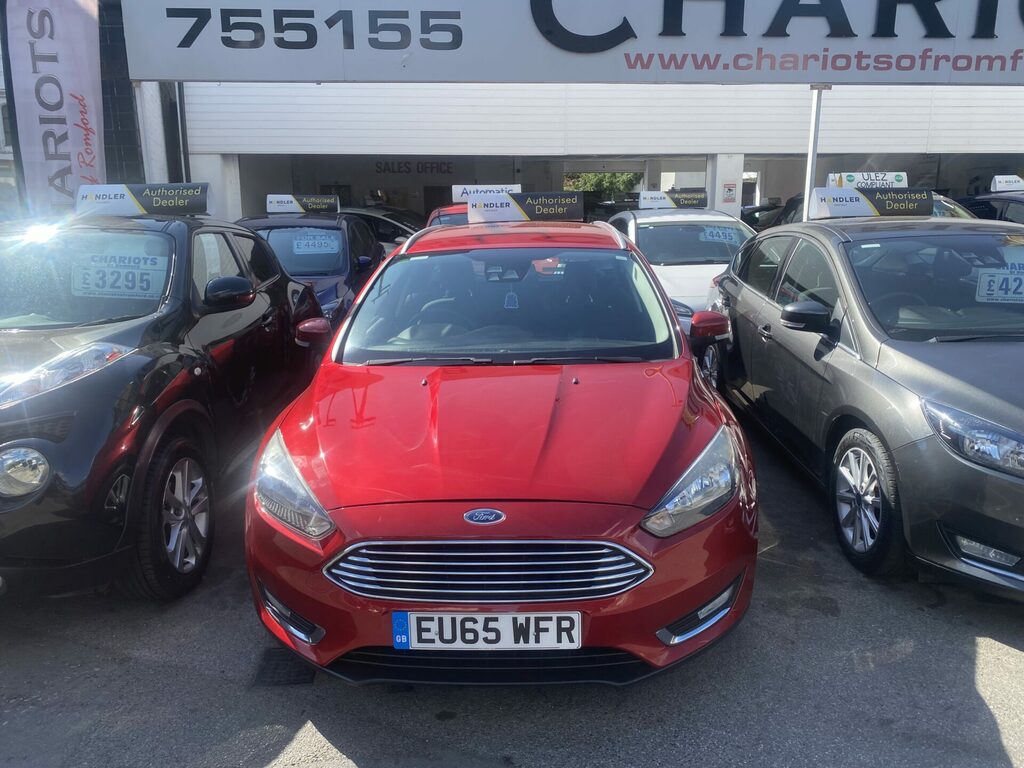 Ford Focus 1.0T Ecoboost Titanium EU65WFR Red #2