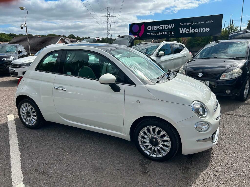Fiat 500 1.2 Lounge Euro 6 Ss White