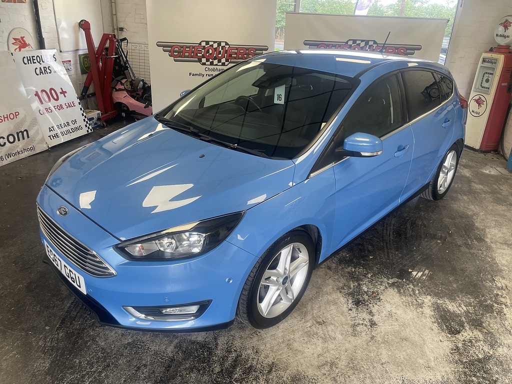 Ford Focus T Ecoboost Titanium EO67GGU Blue #4