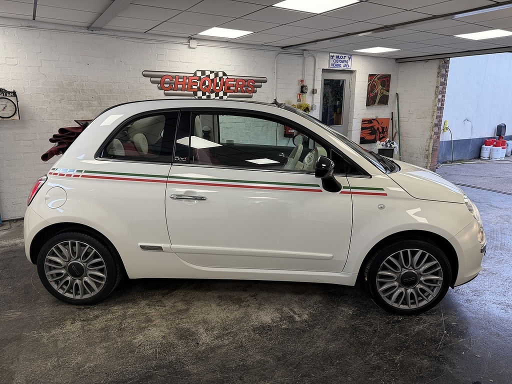 Fiat 500C Cult White #5
