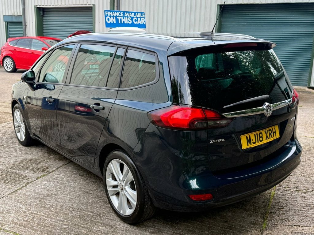 Vauxhall Zafira Tourer 1.4L Sri Nav Green #4