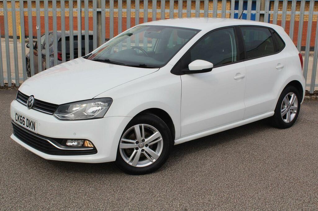 Volkswagen Polo Hatchback 1.2 Tsi Bluemotion Tech Match Euro 6 S White