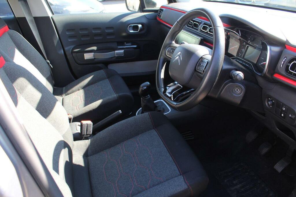 Citroen C3 Hatchback 1.2 Puretech Feel Nav Edition Euro 6 LD68YDX Grey #4