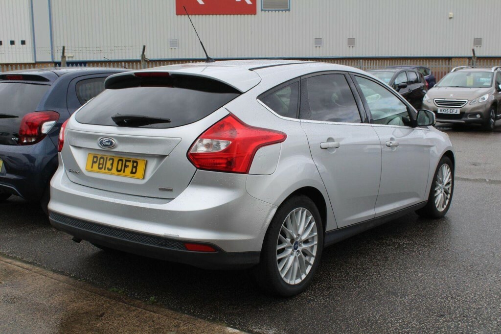 Ford Focus Hatchback 1.6 Tdci Zetec Euro 5 Ss 201313 PO13OFB Silver #5