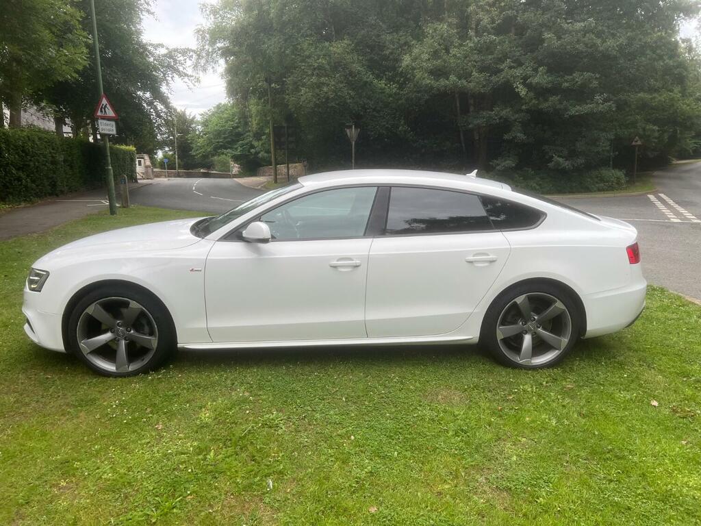 Audi A5 2.0 Tdi Black Edition RX14MFF White #5