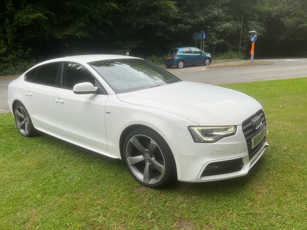 Audi A5 2.0 Tdi Black Edition RX14MFF White #2