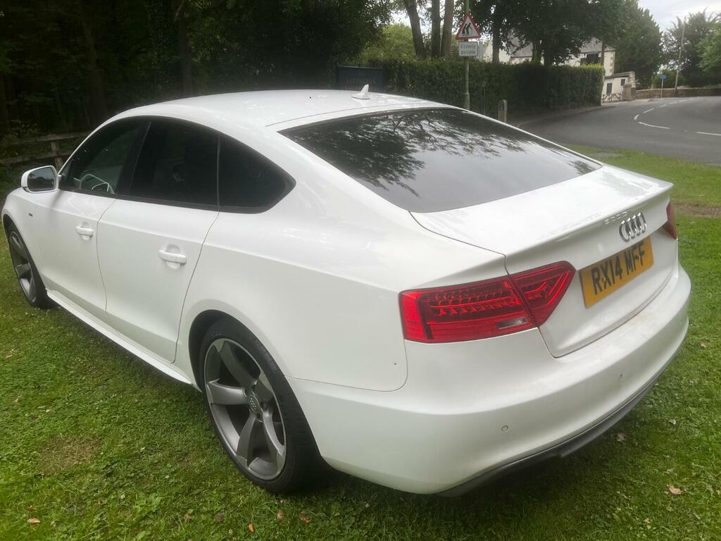 Audi A5 2.0 Tdi Black Edition RX14MFF White #6