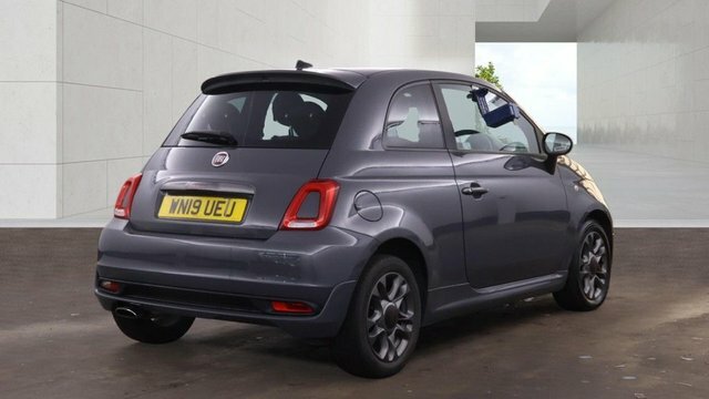 Fiat 500 2019 1.2 S Hatchback Euro 6 Ss Grey #4