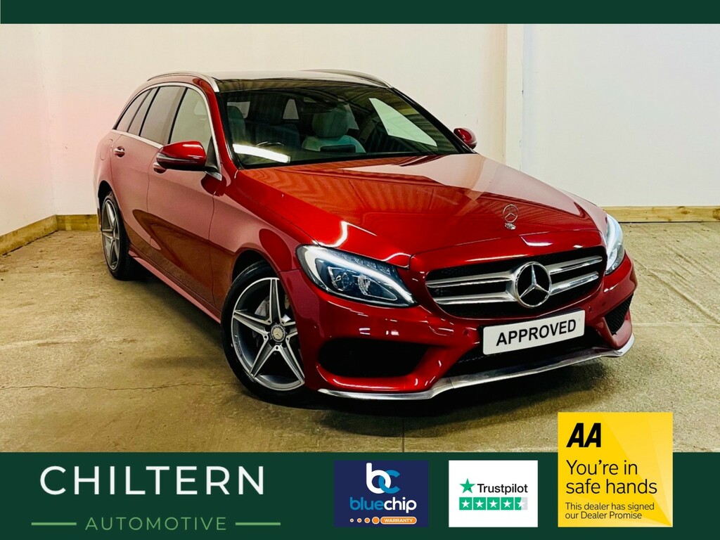 Mercedes-Benz C Class 2.1 C220d Amg Line Red