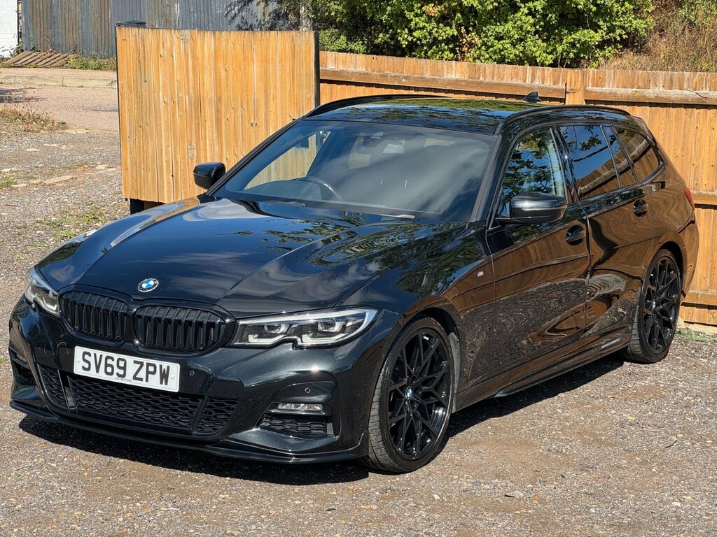 BMW 3 Series 2.0 320D M Sport Touring Euro 6 Ss Black #3