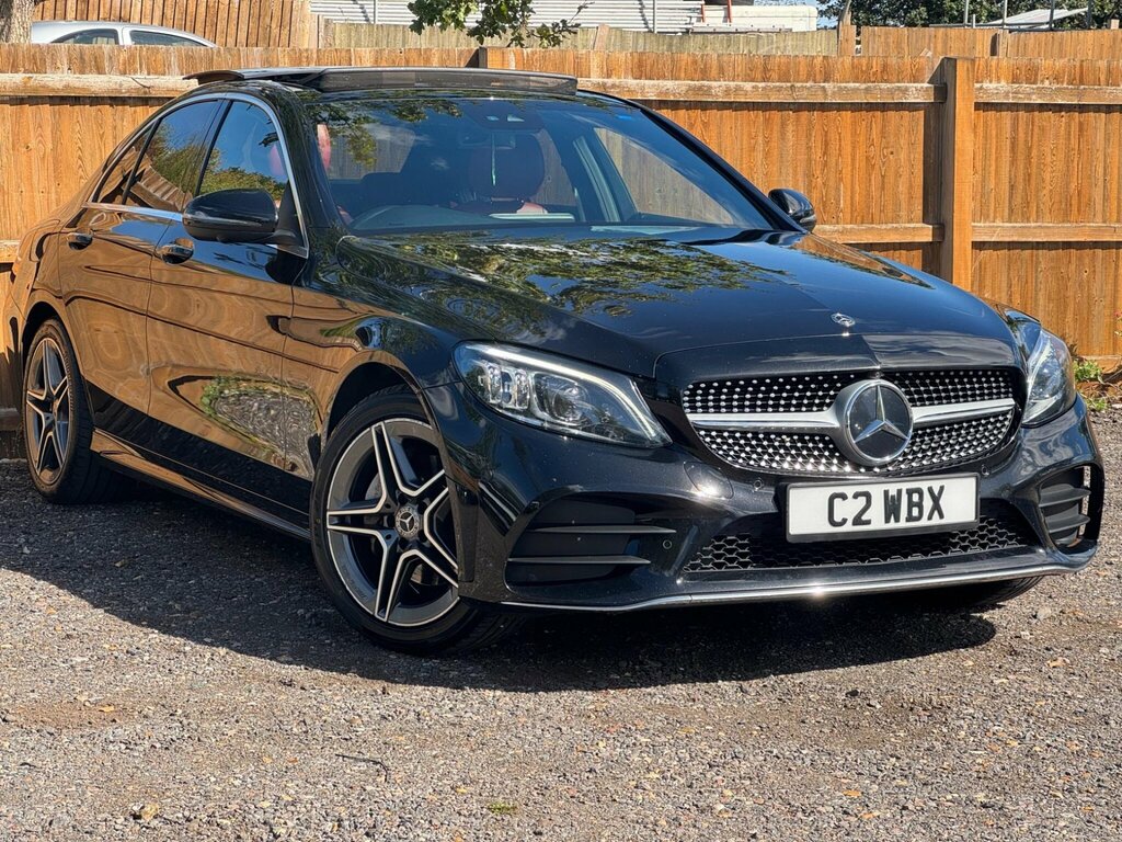 Mercedes-Benz C Class 2.0 C220d Amg Line Premium Plus G-tronic Euro 6 Black