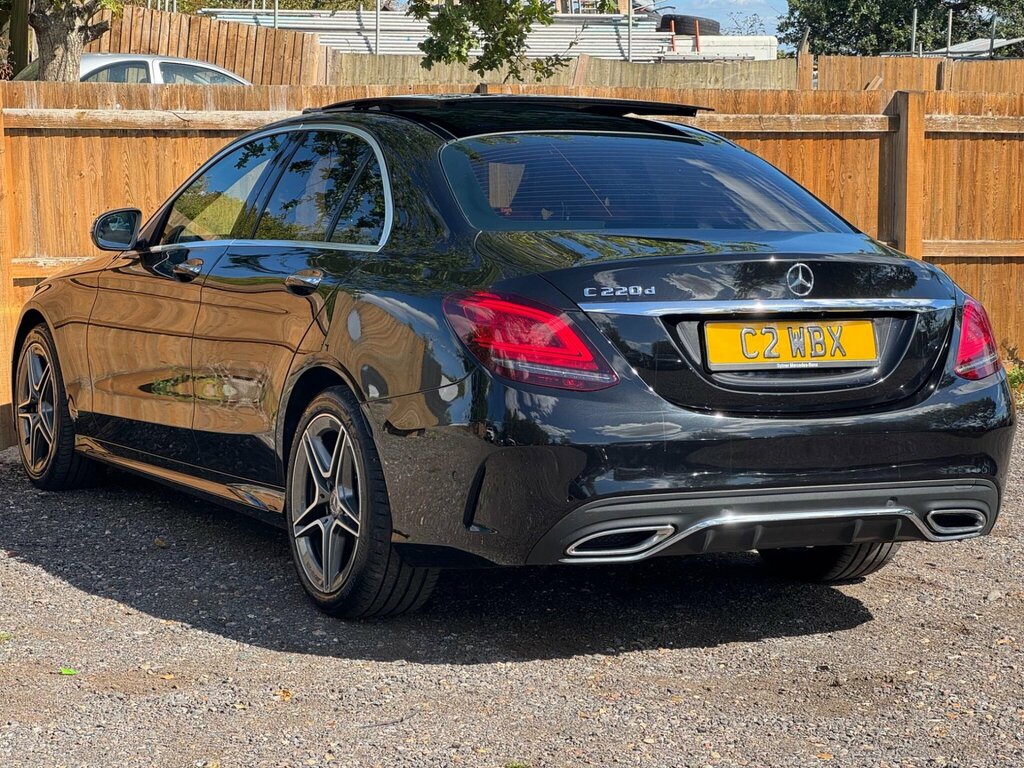Mercedes-Benz C Class 2.0 C220d Amg Line Premium Plus G-tronic Euro 6 Black #4