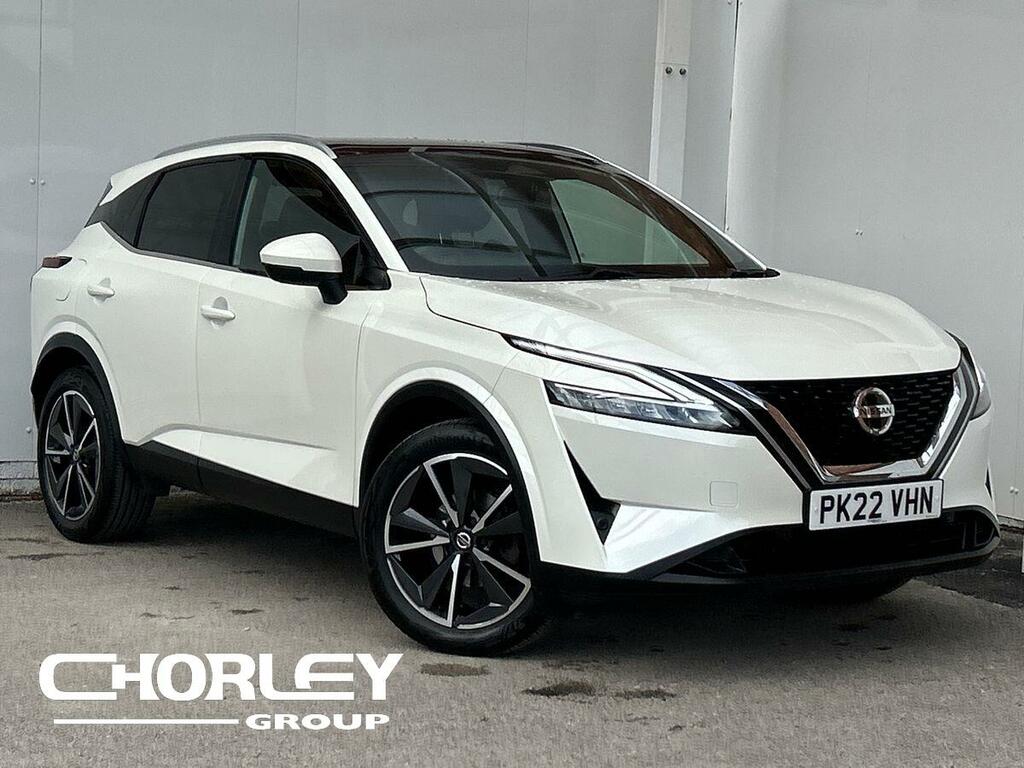 Nissan Qashqai 1.3 Dig-t Mhev Tekna Suv Hybrid Xtron E White