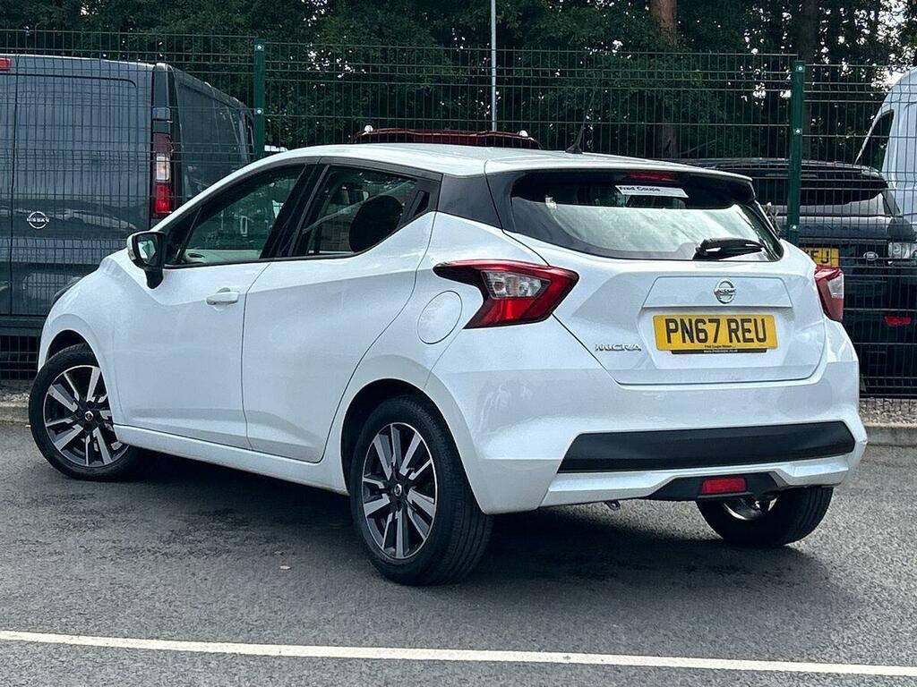 Nissan Micra 1.0 Acenta Hatchback Euro 6 71 White #3