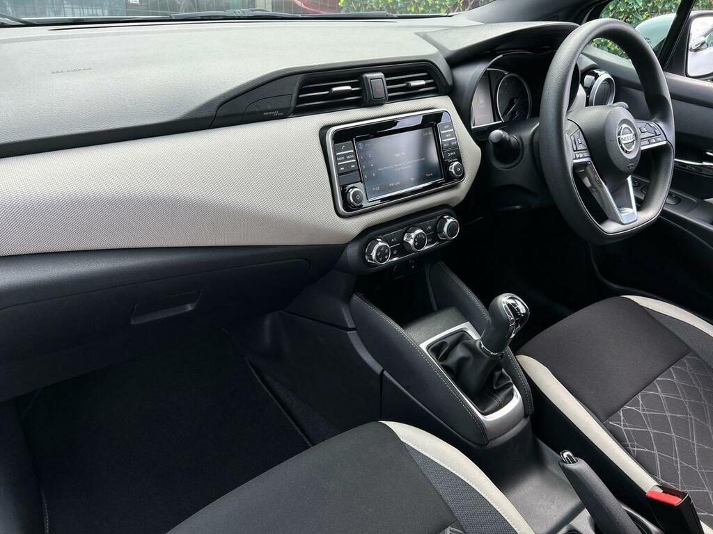 Nissan Micra 1.0 Acenta Hatchback Euro 6 71 White #2