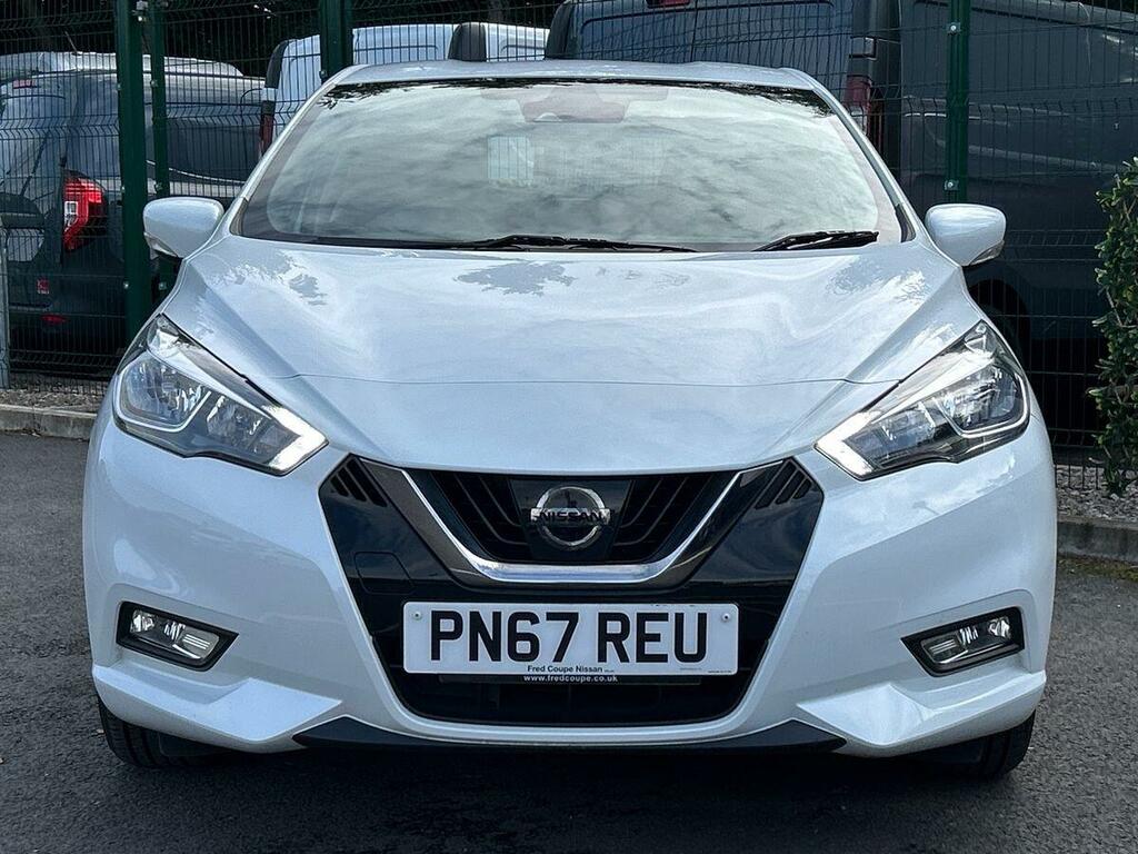 Nissan Micra 1.0 Acenta Hatchback Euro 6 71 White #4