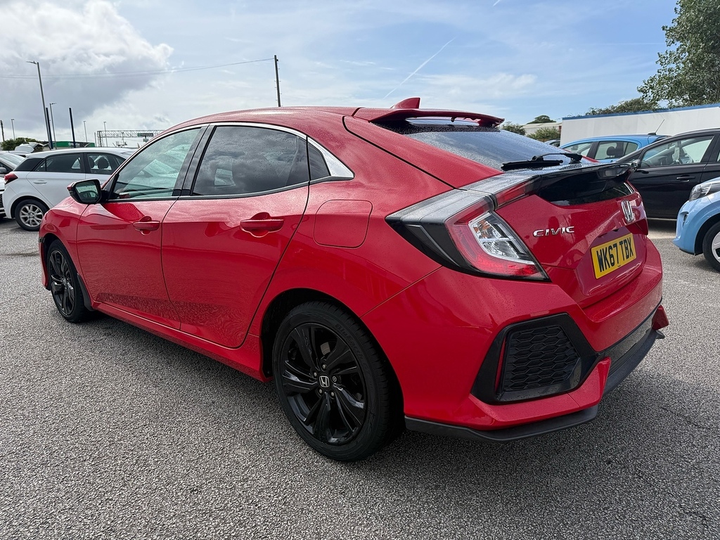 Honda Civic Vtec Turbo Sr Red #3