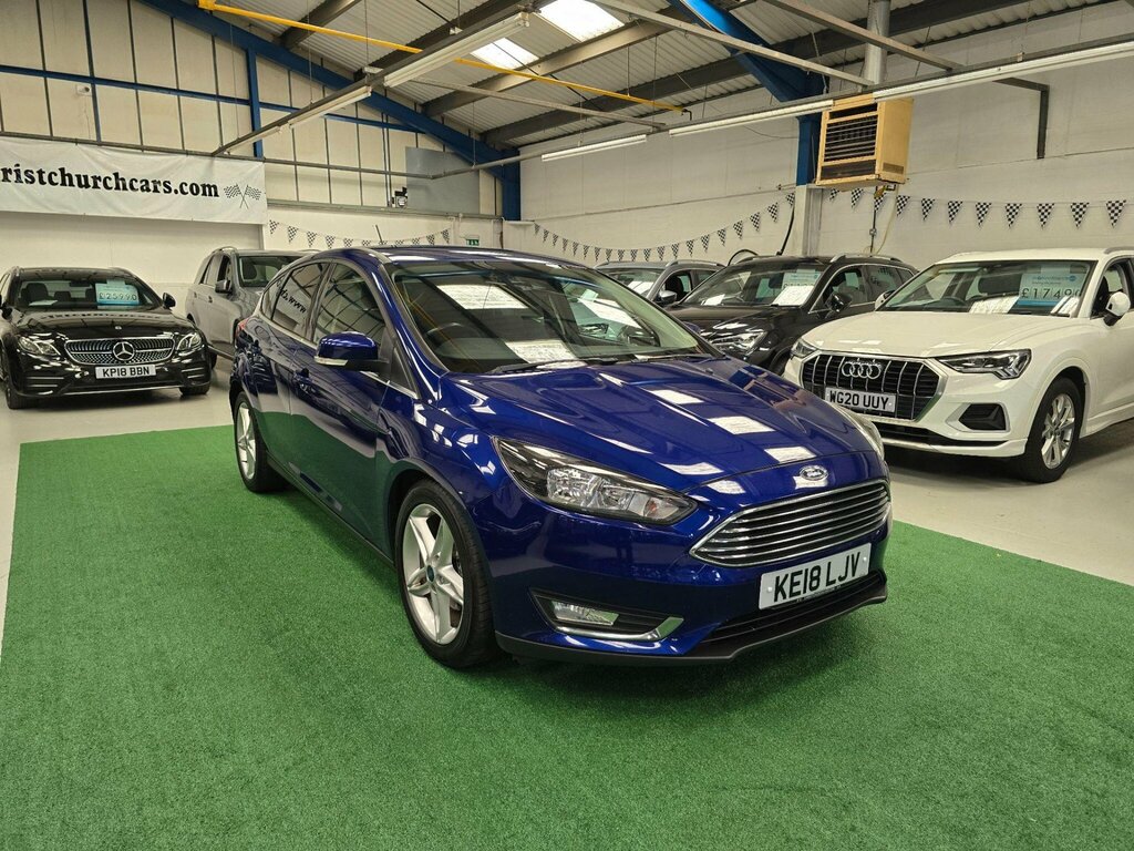 Ford Focus 1.5 Tdci Titanium Euro 6 Ss KE18LJV Blue #2
