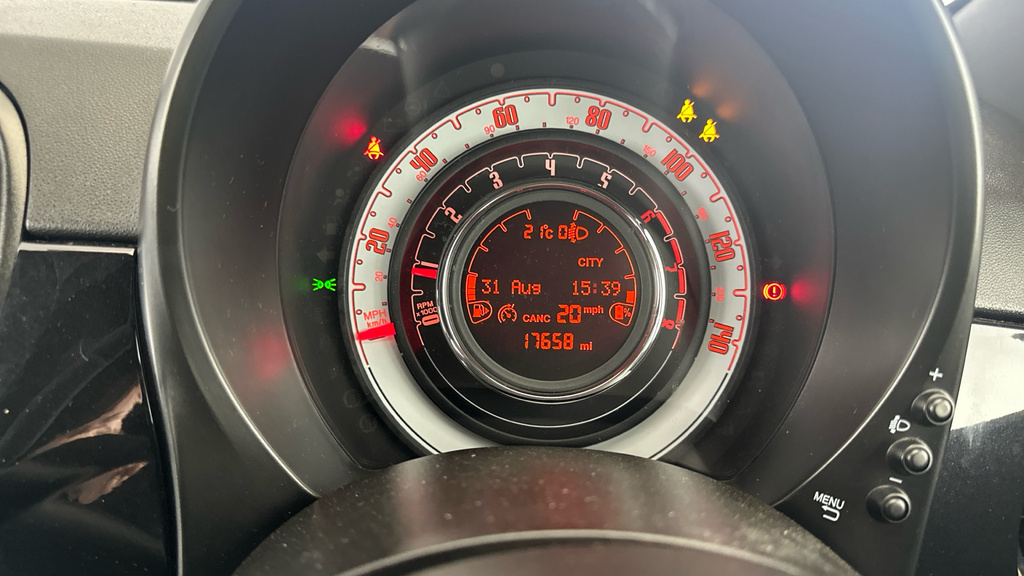 Fiat 500C 500 E Red #17