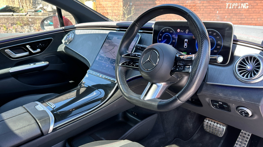 Mercedes-Benz EQE Amg Line Silver #13