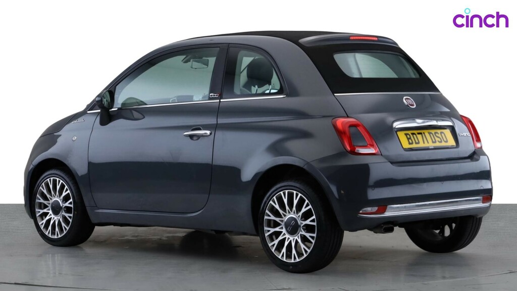 Fiat 500C C Hey Google Black #7