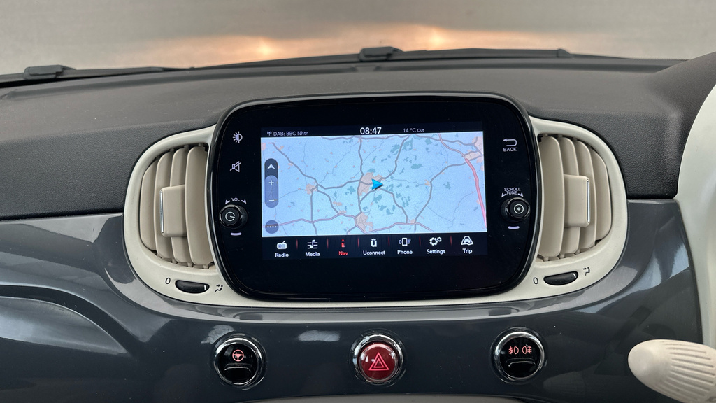 Fiat 500C C Hey Google Black #16