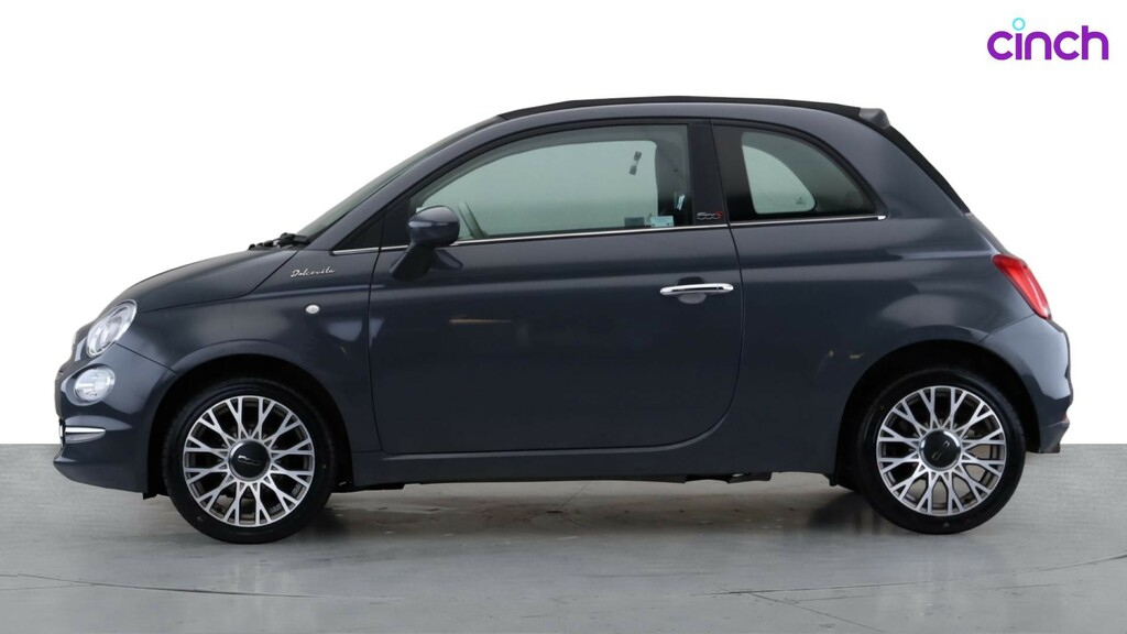 Fiat 500C C Hey Google Black #8