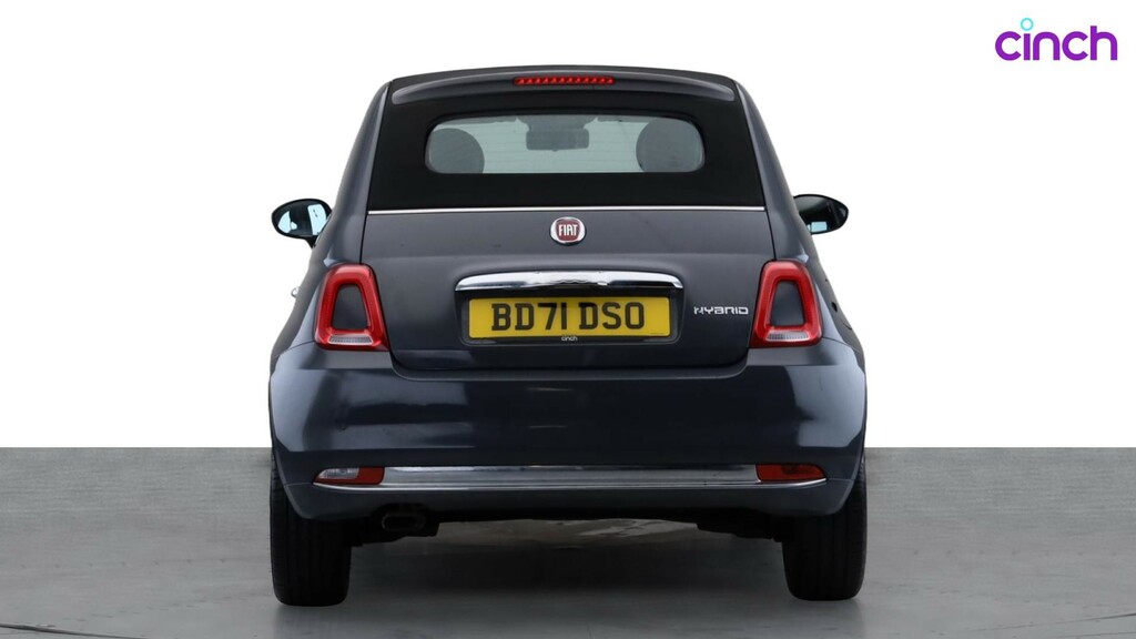 Fiat 500C C Hey Google Black #6