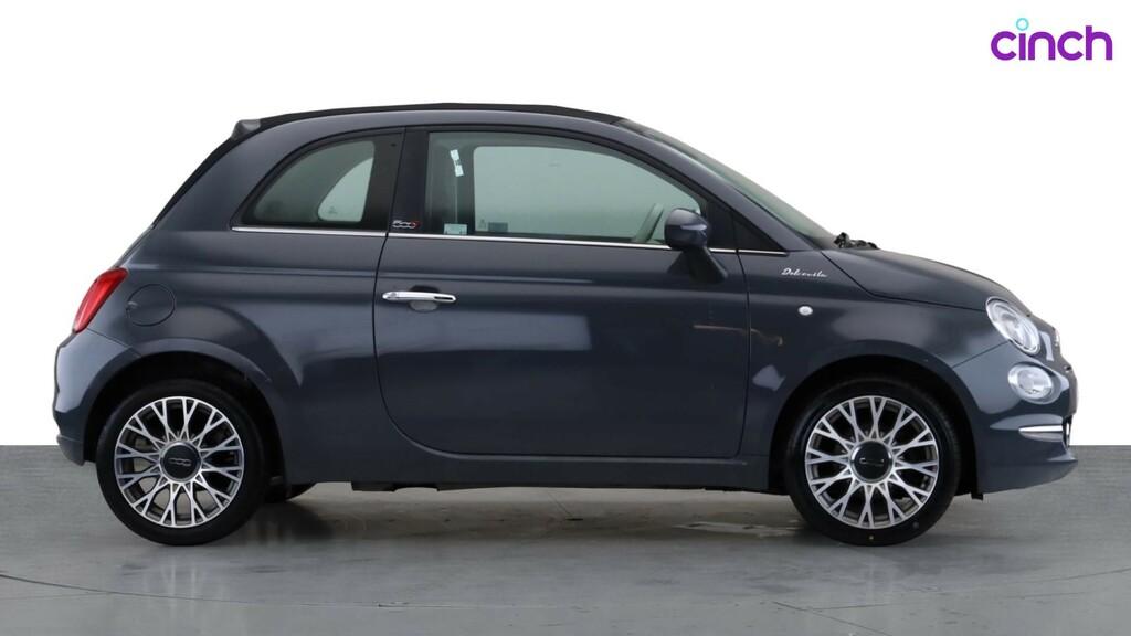 Fiat 500C C Hey Google Black #2