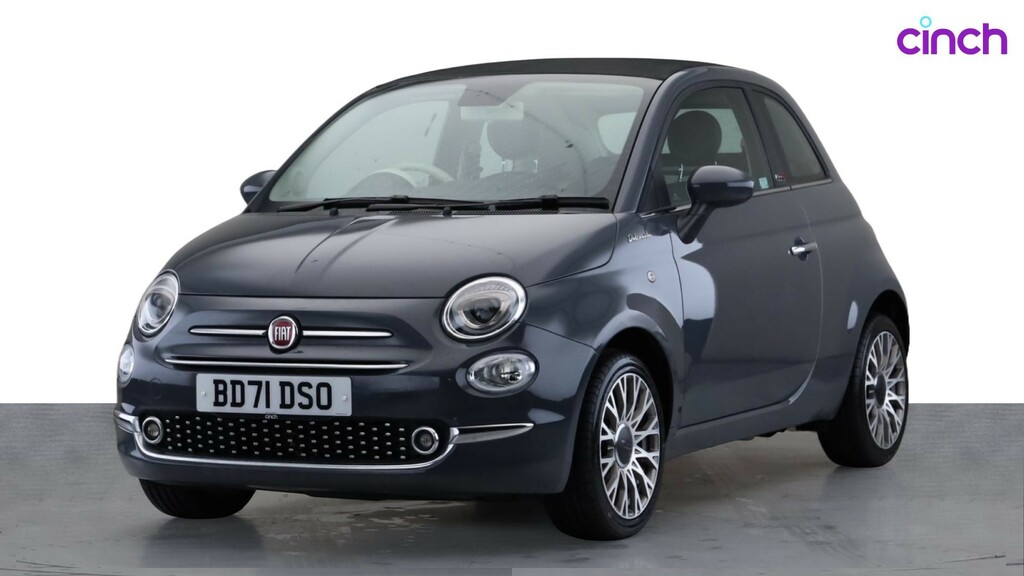 Fiat 500C C Hey Google Black #9