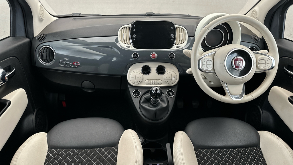Fiat 500C C Hey Google Black #13