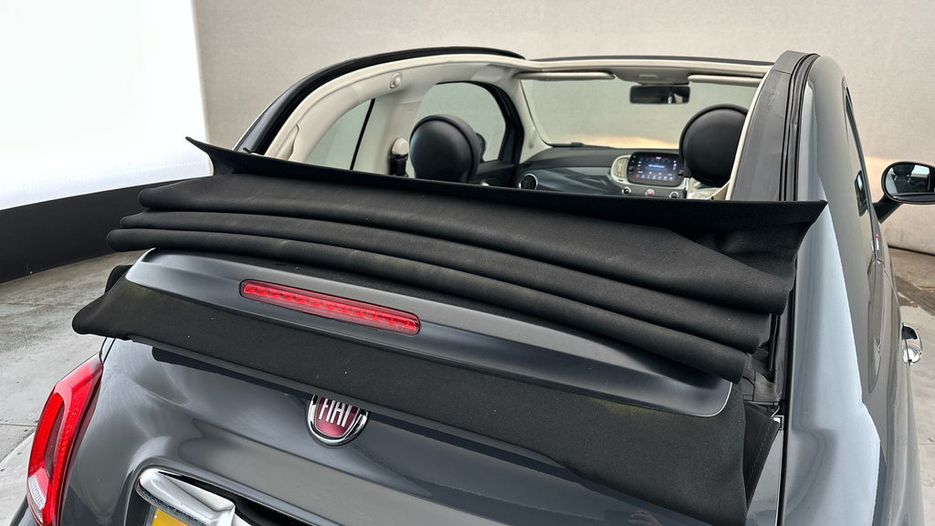 Fiat 500C C Hey Google Black #5