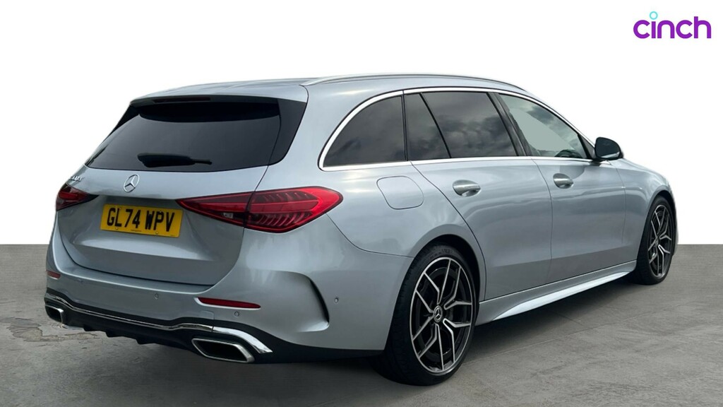 Mercedes-Benz C Class Saloon Blue #3