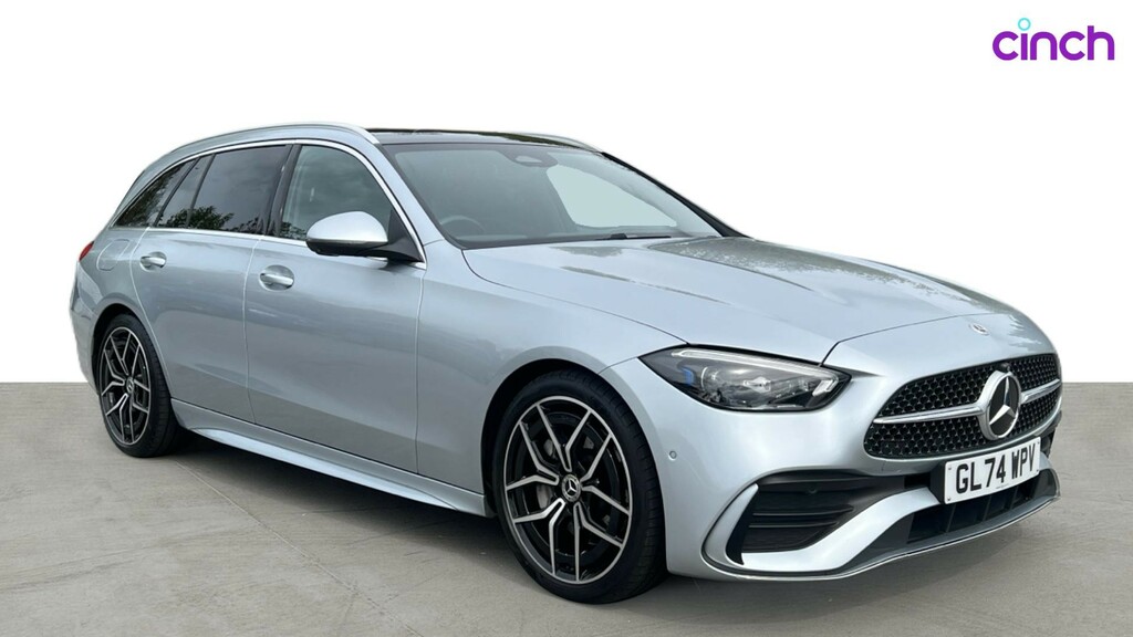 Mercedes-Benz C Class Saloon Blue #1