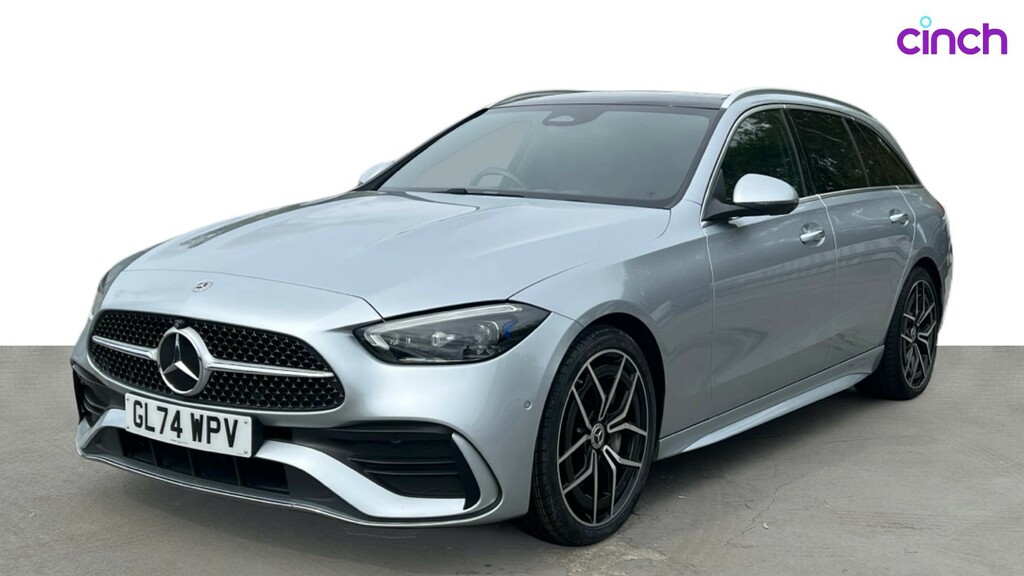 Mercedes-Benz C Class Saloon Blue #7
