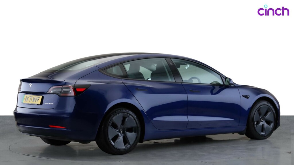 Tesla Model 3 2021 Dual Motor Long Range Saloon A Blue #3