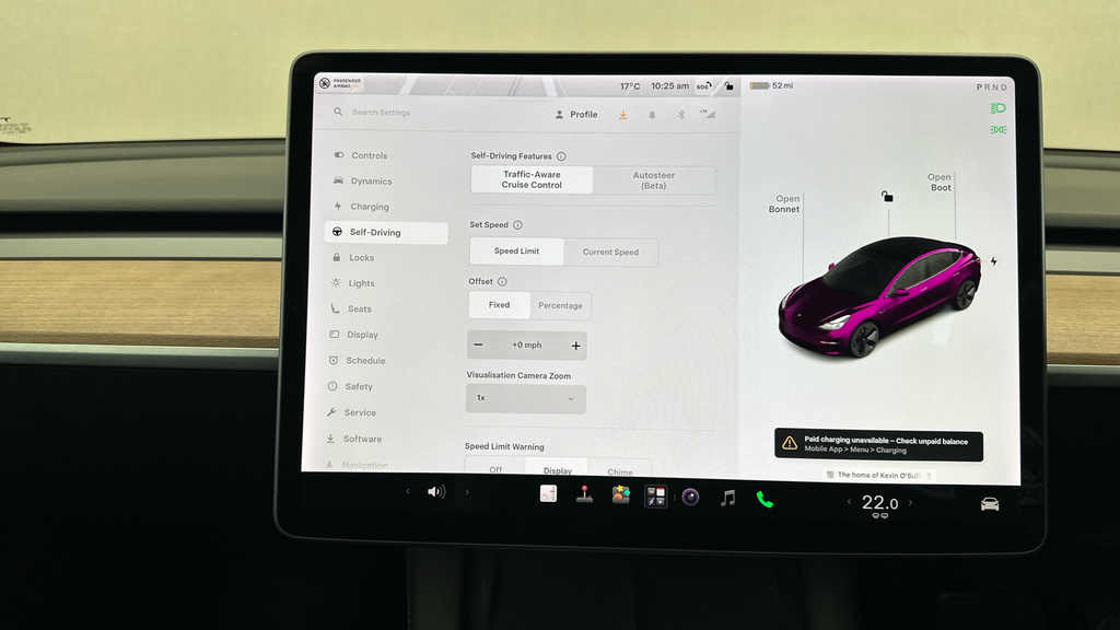 Tesla Model 3 2021 Dual Motor Long Range Saloon A Blue #17