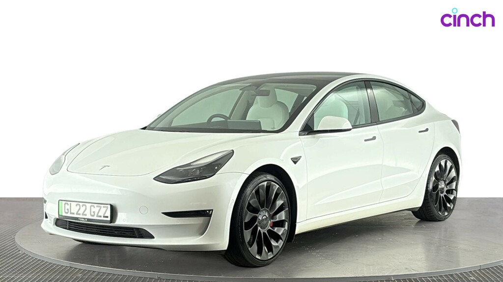 Tesla Model 3 202272 75 Kwh Long Range Saloon Awd 2 K White #1