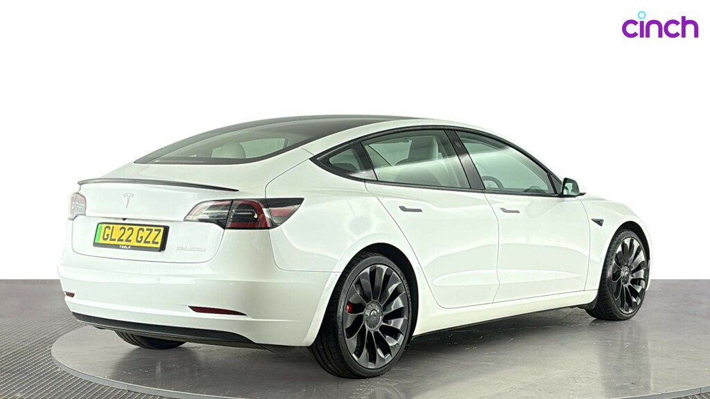 Tesla Model 3 202272 75 Kwh Long Range Saloon Awd 2 K White #4