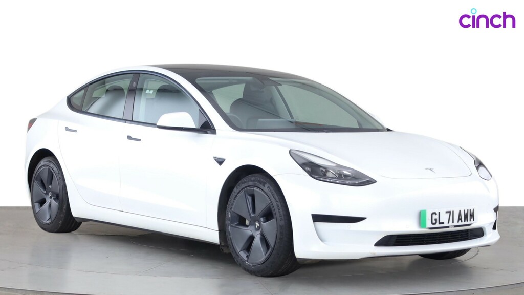 Tesla Model 3 Long Range Awd 302 Bhp Panoramic Roof, 15In Tou White #1