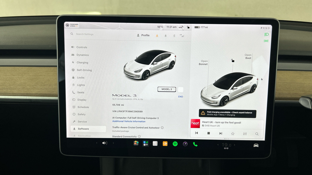 Tesla Model 3 Long Range Awd 302 Bhp Panoramic Roof, 15In Tou White #25