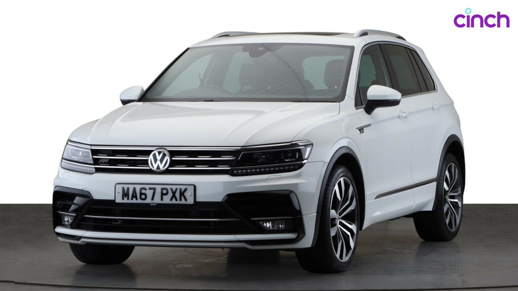 Volkswagen Tiguan Se Navigation White #9