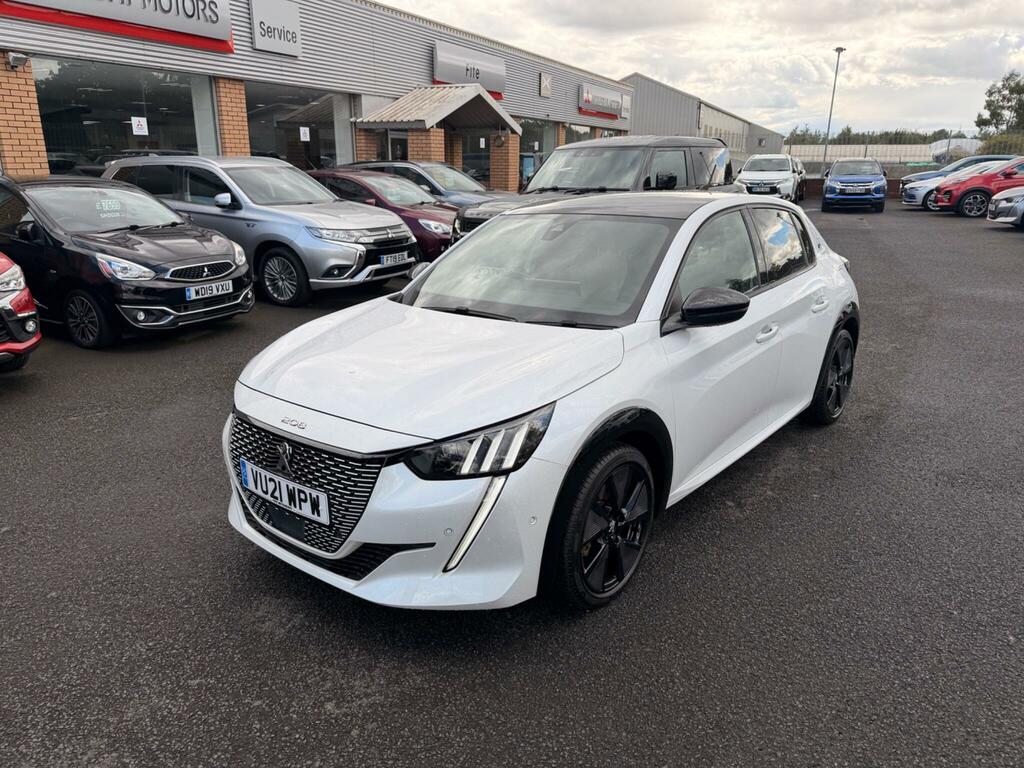 Peugeot e-208 208 Gt Premium Ev White #14