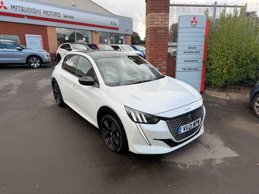Peugeot e-208 208 Gt Premium Ev White #7