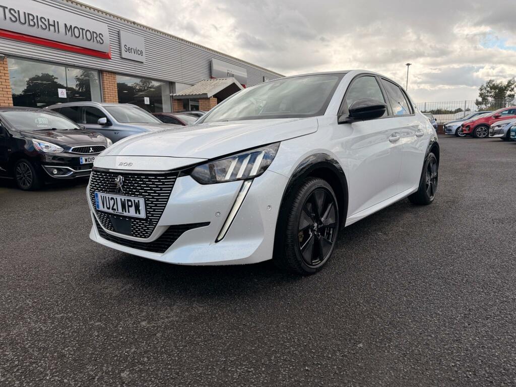 Peugeot e-208 208 Gt Premium Ev White #21