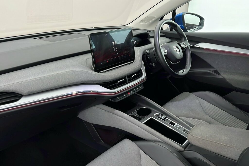 Skoda ENYAQ Iv 80 Ecosuite 82 Kwh 204 Ps Single Speed Blue #2