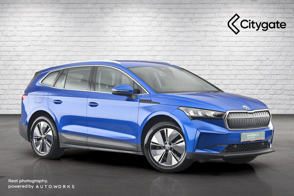 Skoda ENYAQ Iv 80 Ecosuite 82 Kwh 204 Ps Single Speed Blue
